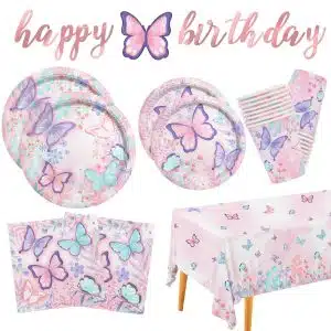 Butterfly Girls Birthday Party Supplies